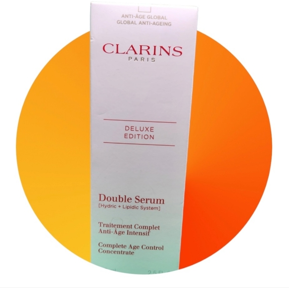 Clarins Double Serum Anti-Aging + Anti-Wrinkle Serum 1.6 Fl oz.